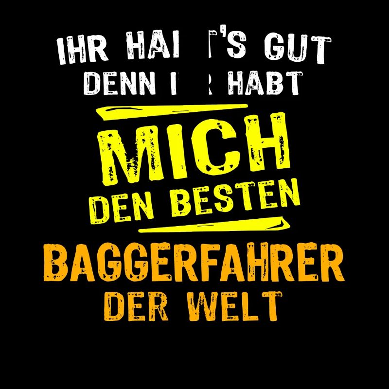 Baggerfahrer Geschenk