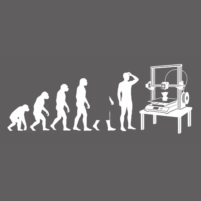 3D Printing Evolution – From Monkey to Maker