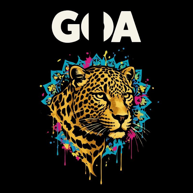 Mandala du léopard de Goa