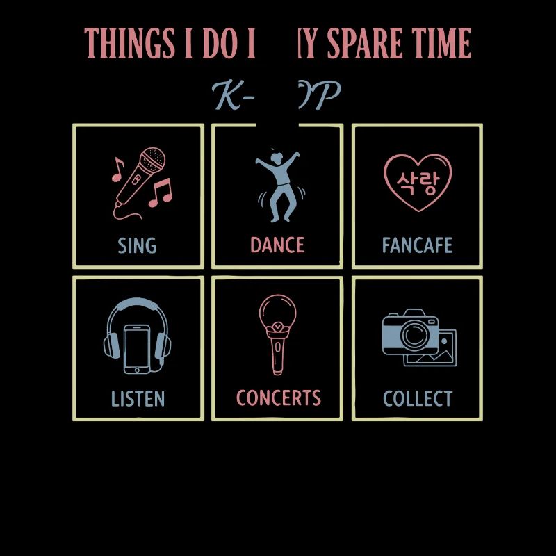 Choses que je fais pendant mon temps libre : la danse chantée de la K-pop