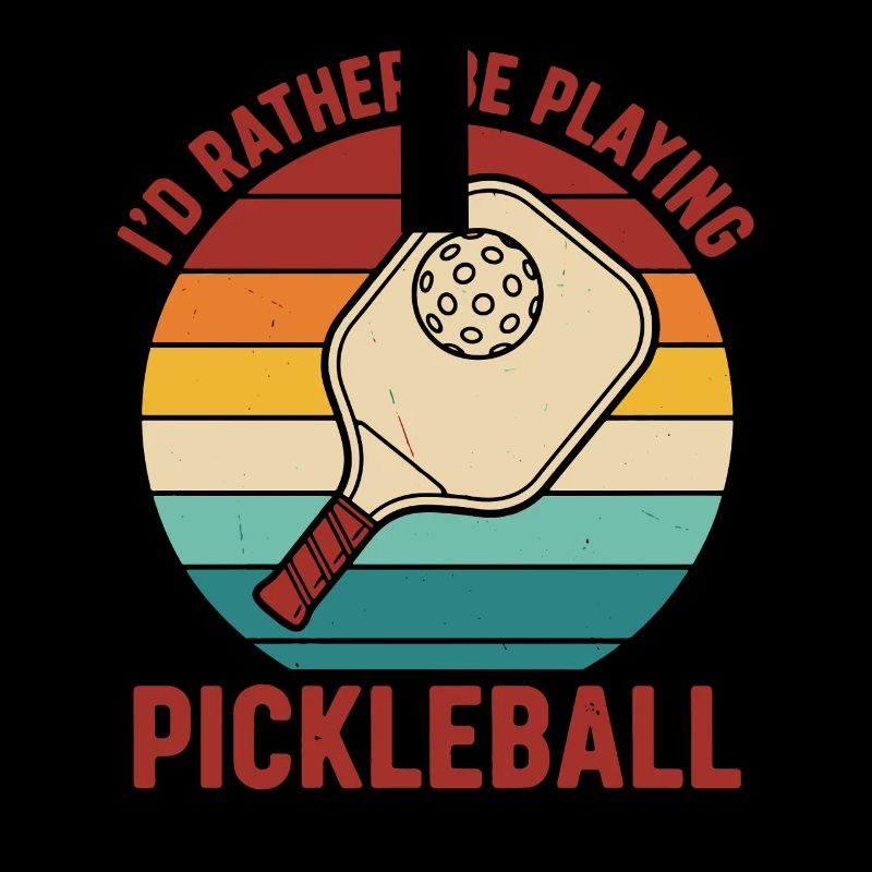 Pickleball Id Rather Be Playing Funny Player Love