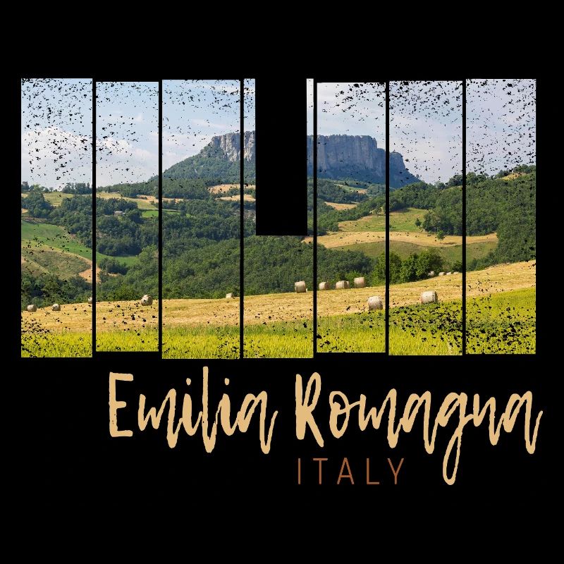 Emilia-Romagna in Italy Panorama Souvenir