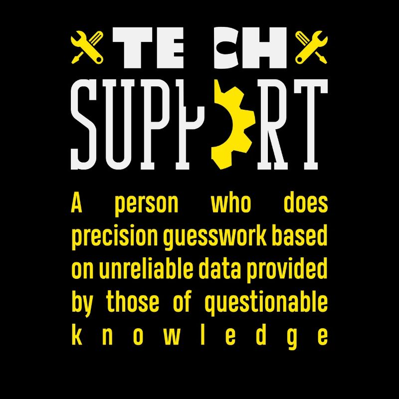 Définition du support technique : Précision des suppositions
