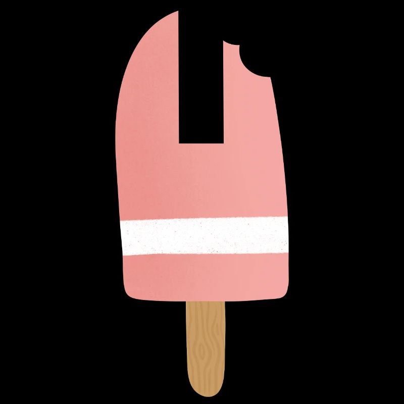 Gradient Pink Popsicle Bite
