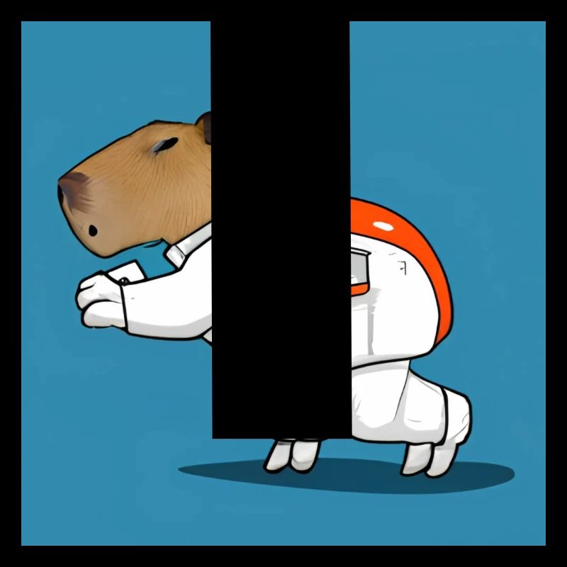 Capybara astronaut