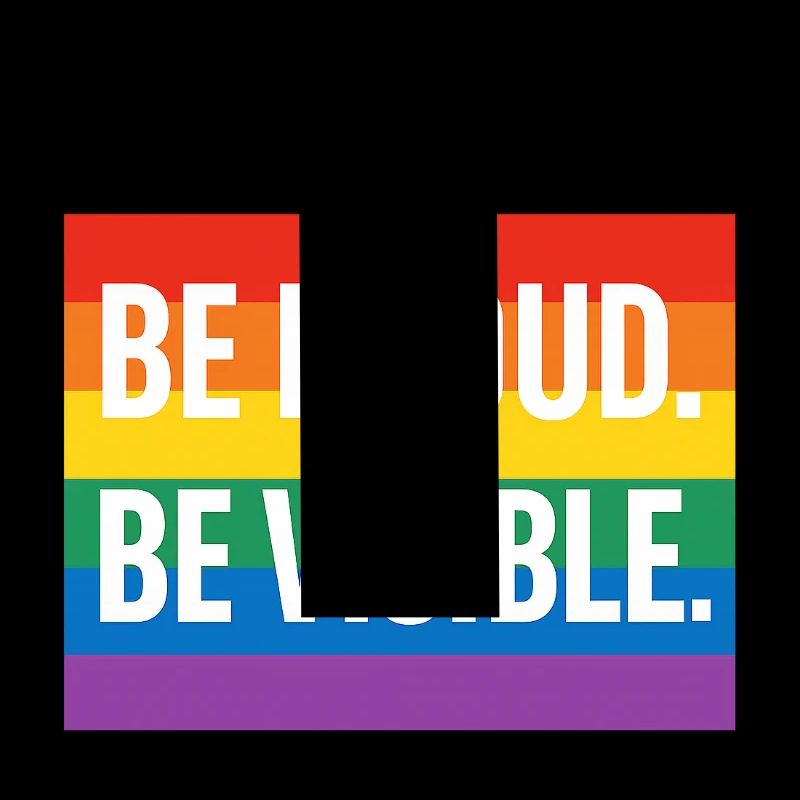 Regenbogen Pride Statement Design