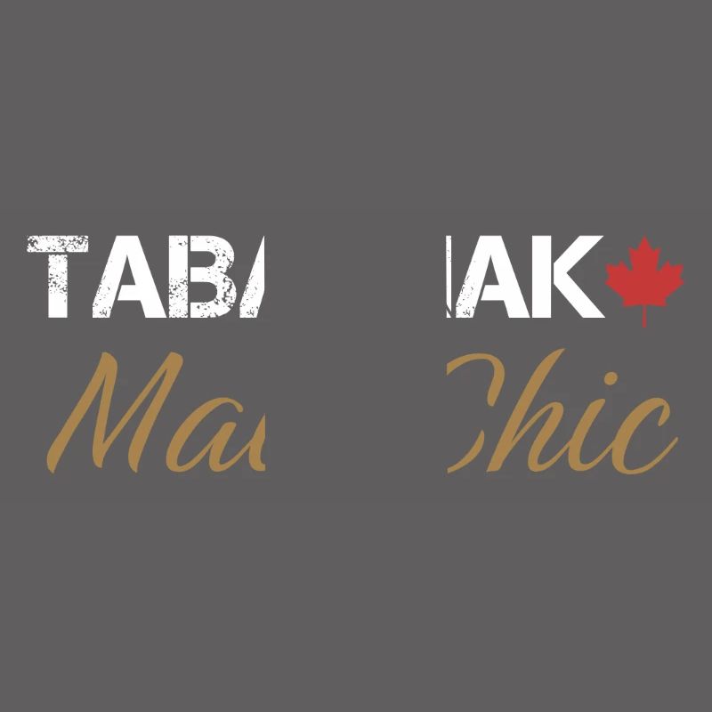 Tabarnak Chic Elegant Nature Pattern
