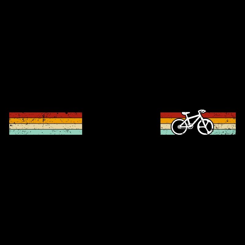 Vélo à rayures rétro sur bannière dégradée