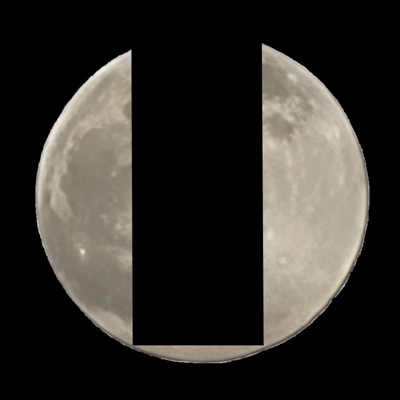 Vollmond Silhouette