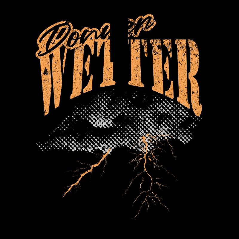 Orage, météo, conception graphique
