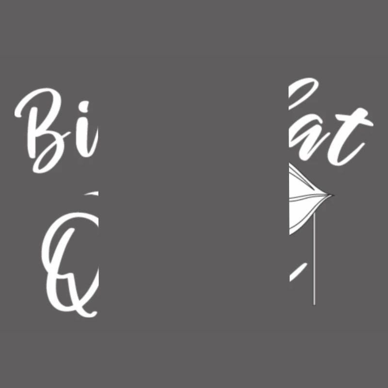 Birthday Queen Lips Script