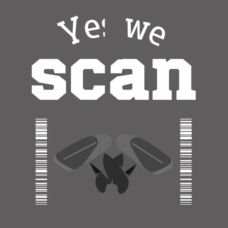 Yes we scan, Scanner, Barcode