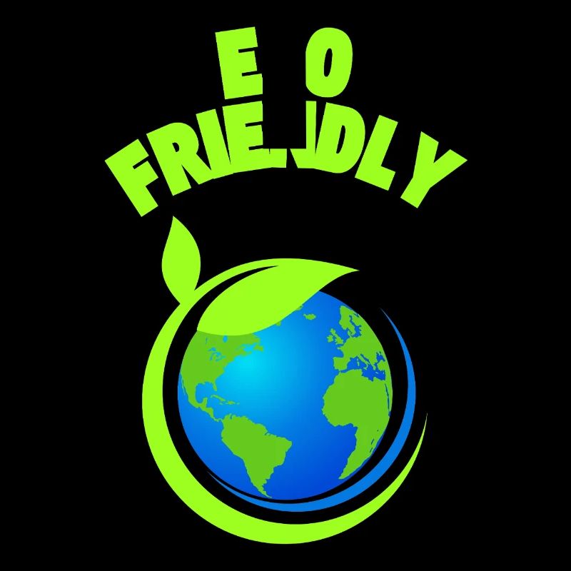 Eco Leaf Earth Graphic