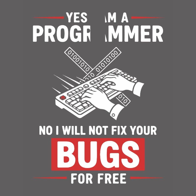 Humor Fixed Programmer No Bugs