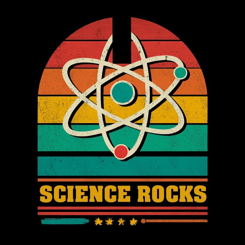 Wissenschaft im Regenbogen-Atom