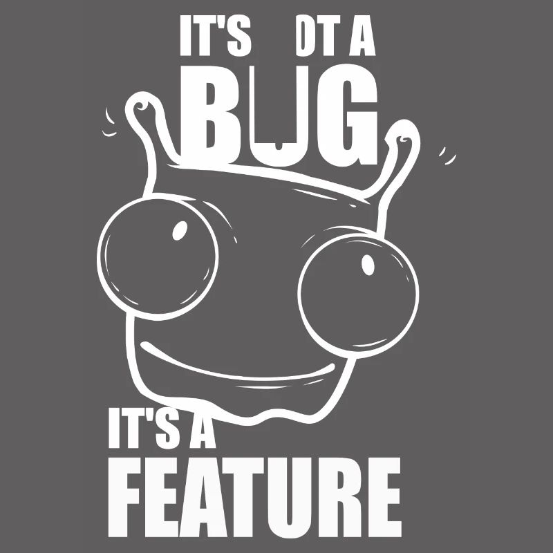 it is not a bug it is a feature - Programmeurs