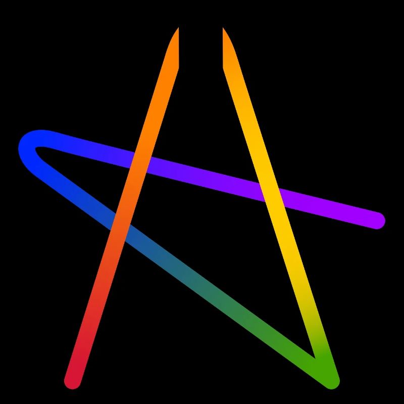 Rainbow A Stern Geschenk