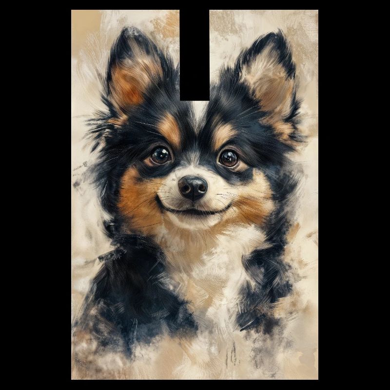 Illustration eines Hundes