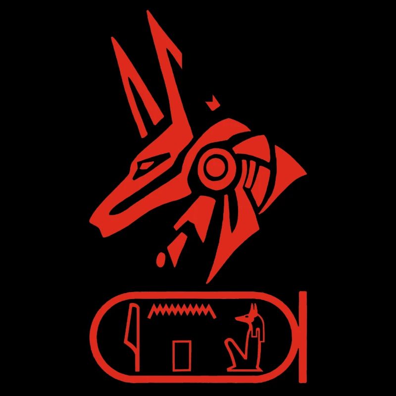 Gott Anubis (rot)
