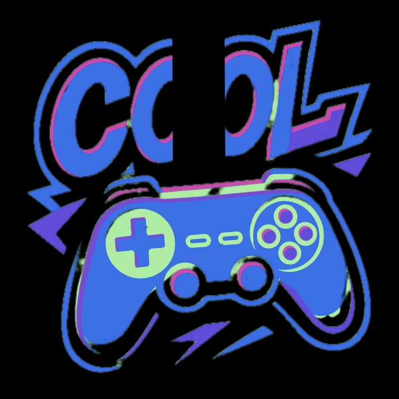 Neon Gaming Controller