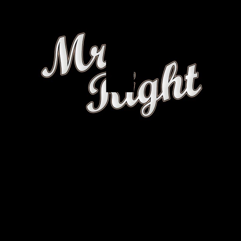 Mr Right Paarshirt / Partnershirt Geschenkidee
