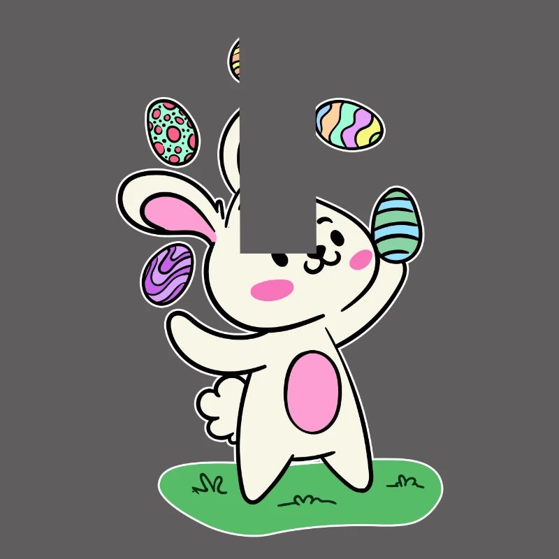 Easter bunny Easter bunny Easter eggs Happy Easter