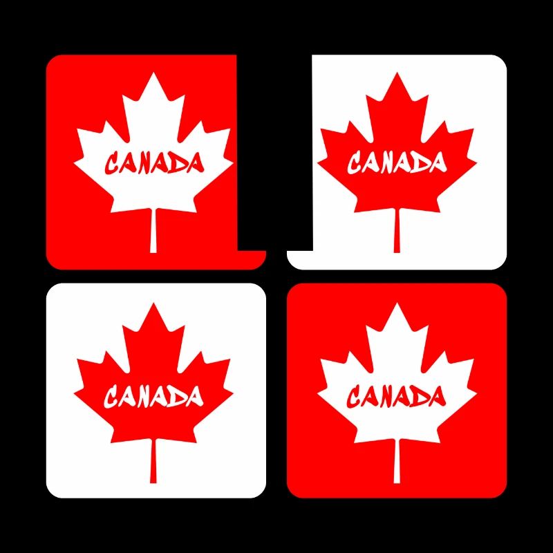 Drapeaux en feuille d'érable du Canada