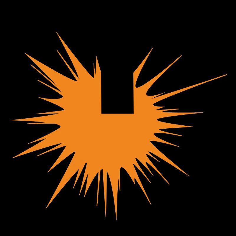 flash | explosion | Sun orange | Vectorgraphic