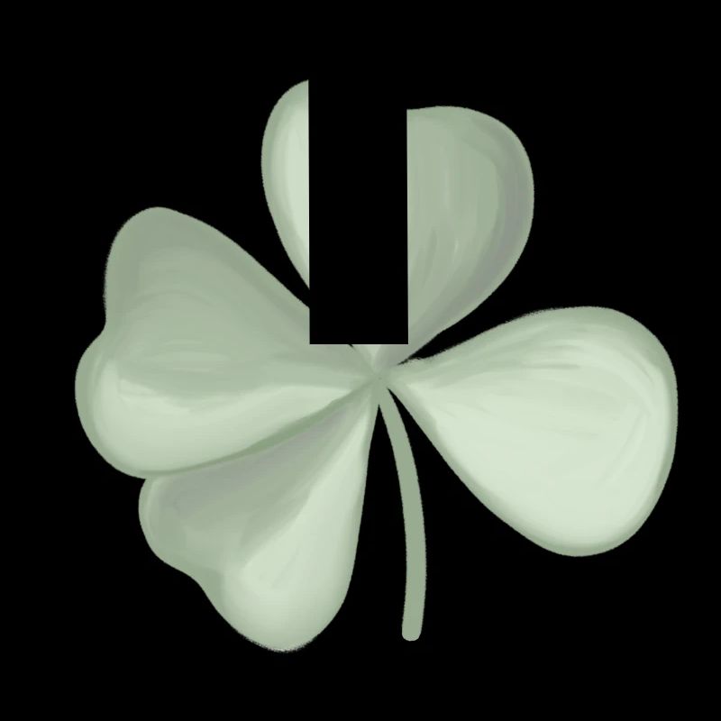 Pastel à feuilles de trèfle