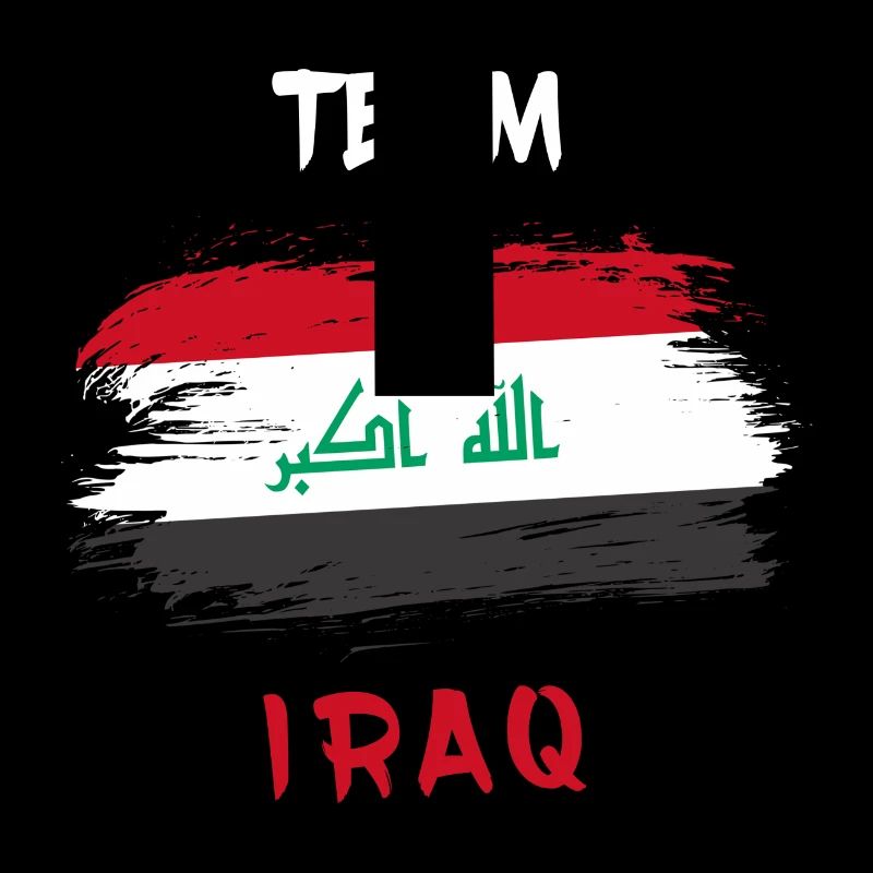 Team Irak Flaggen Design