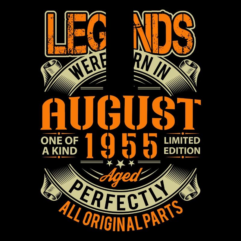 1955 August Geburtstag Legende