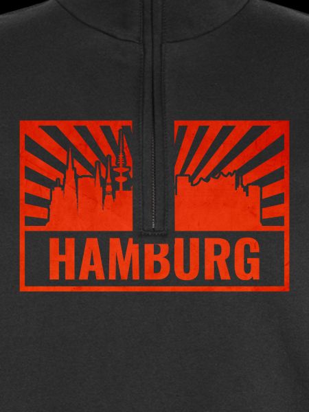 Hamburg Skyline Screen Print