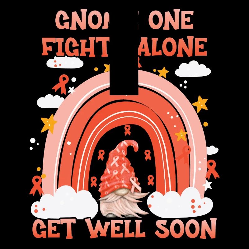 Gnome One Fights Alone Leukemia Awareness