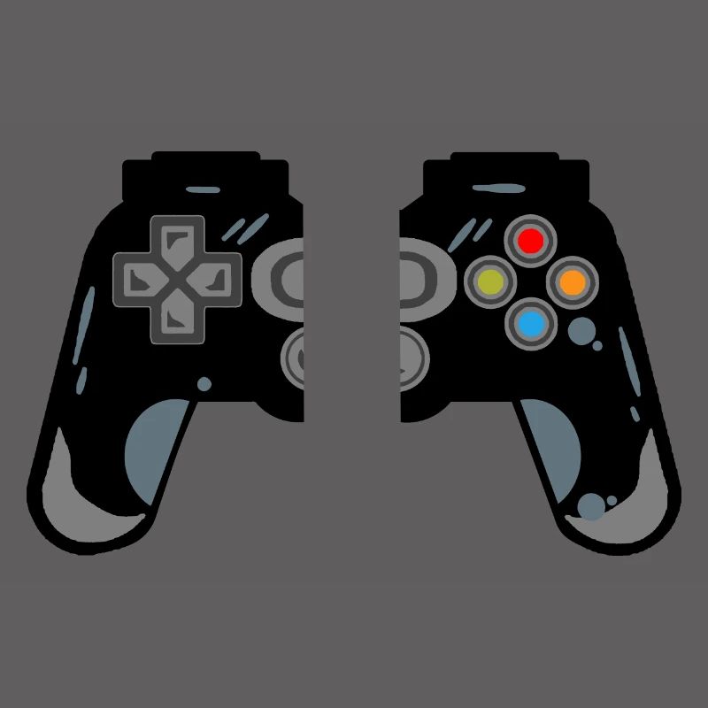 Retro Controller Silhouette