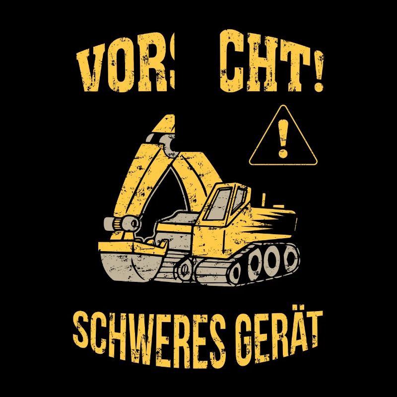 Bagger Baggerfahrer Baugeräteführer Schweres Gerät