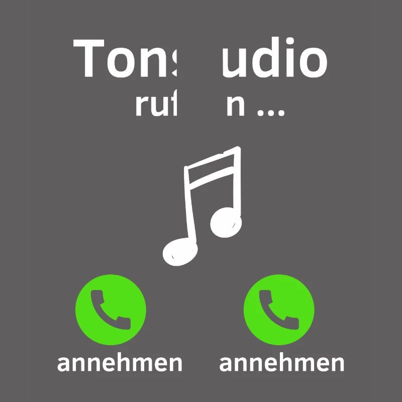 Tonstudio ruft an - annehmen oder annehmen?