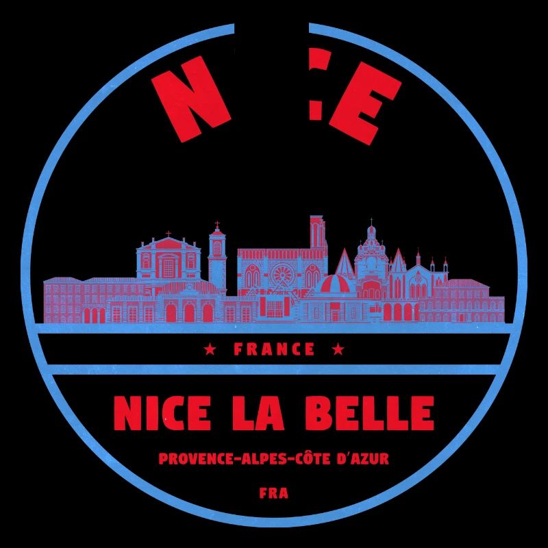 Nice La Belle Stadtsilhouette