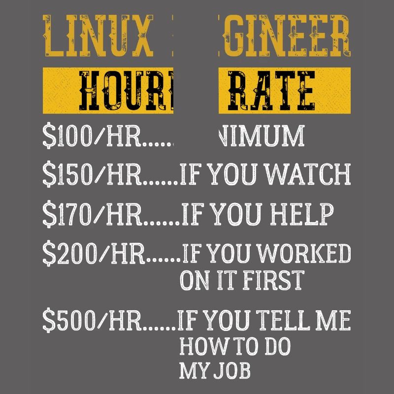 Linux Engineer Hourly Rate Mechanic Labor rate