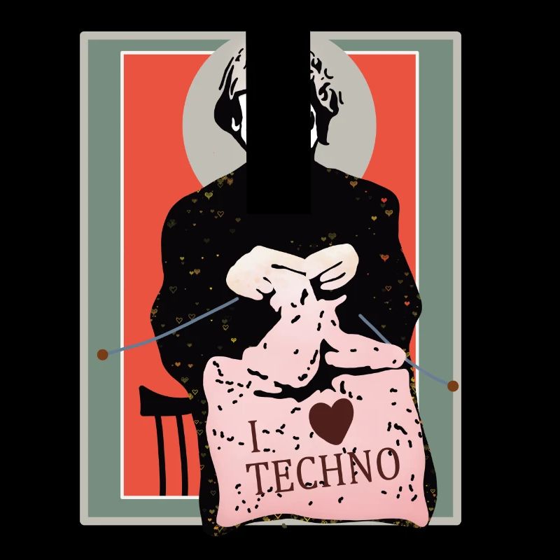 Techno Nähkunst Illustration