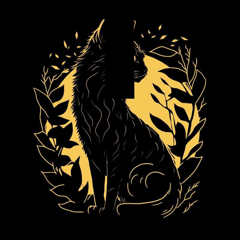 Katzen-Silhouette