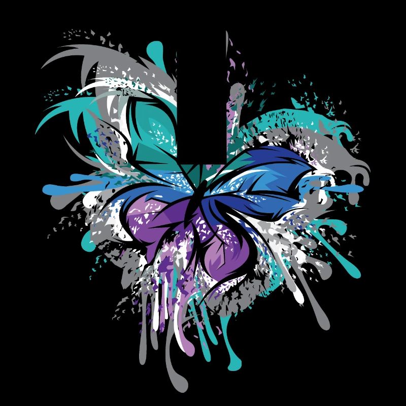 Symbole papillon Illustration Blast Colors