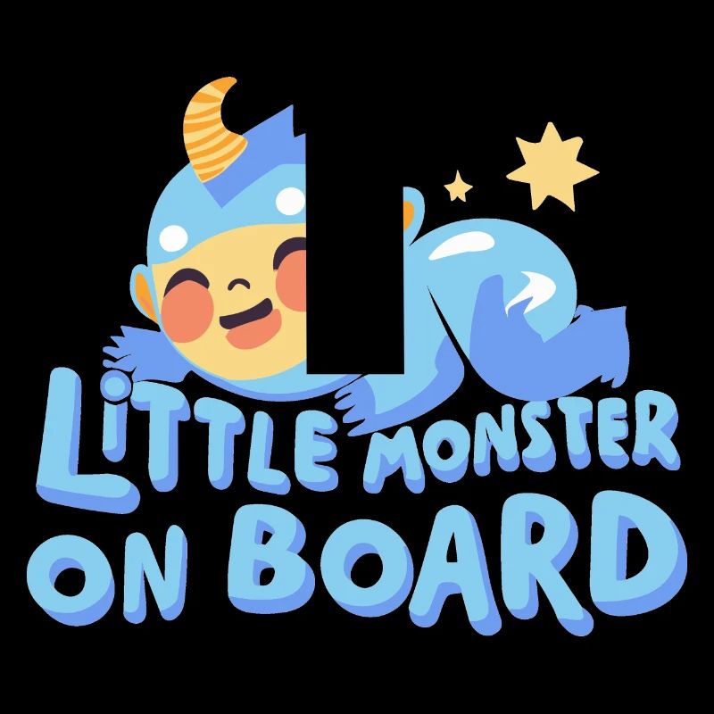 Mignon bébé monstre