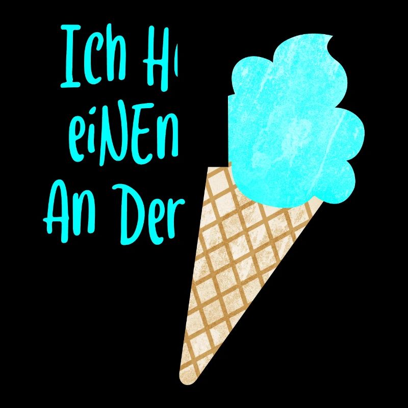 Einen an der Waffel coole Sprüche Eis Sommer Fun