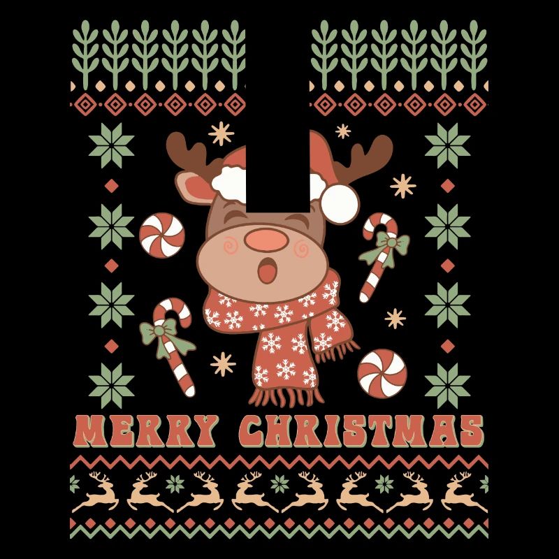 Pull de Noël moche