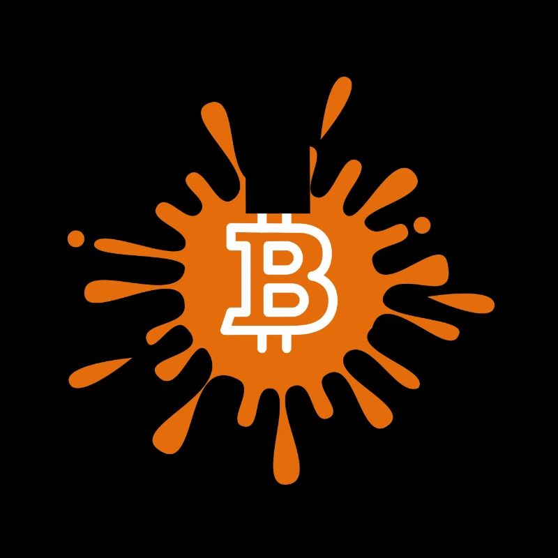 Bitcoin Crypto Cryptocurrency Splash