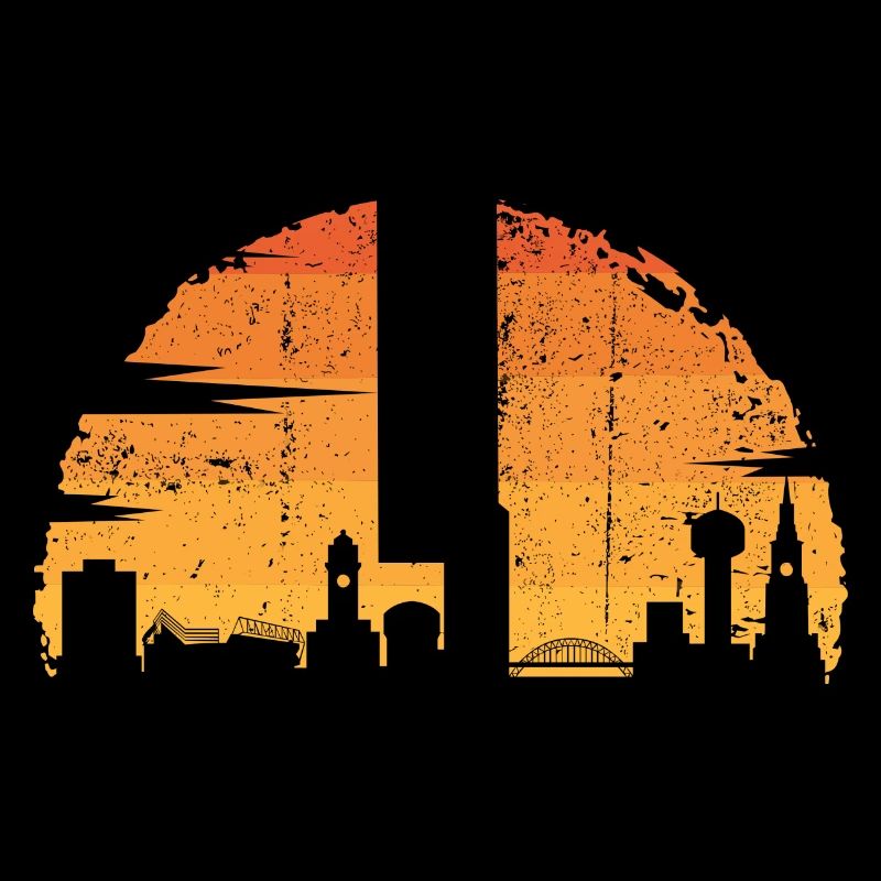 Silhouette Coucher De Soleil Urbain