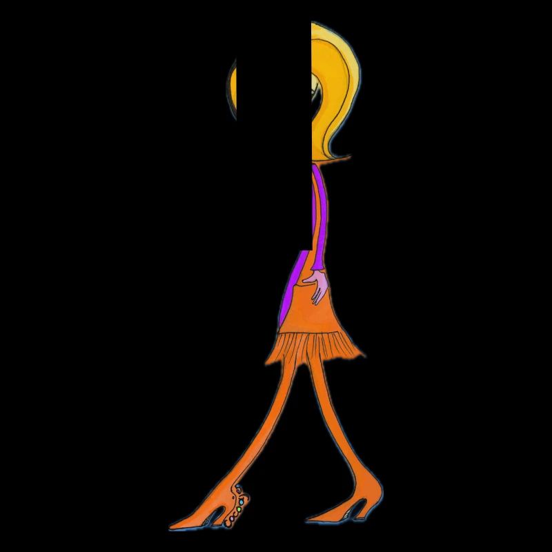 Verspielte Doodle-Diva