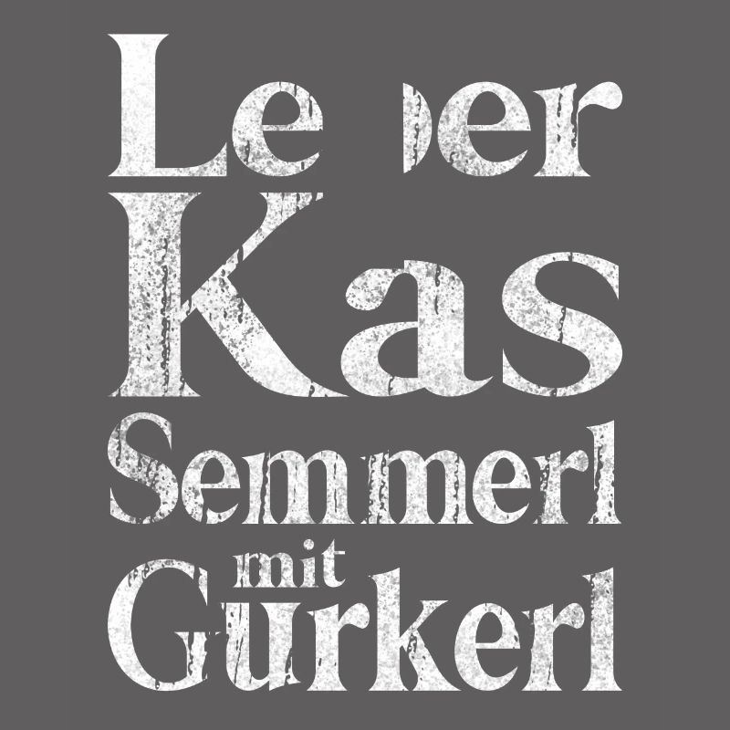 Leberkas Semmerl mit Gurkerl – Dialekt