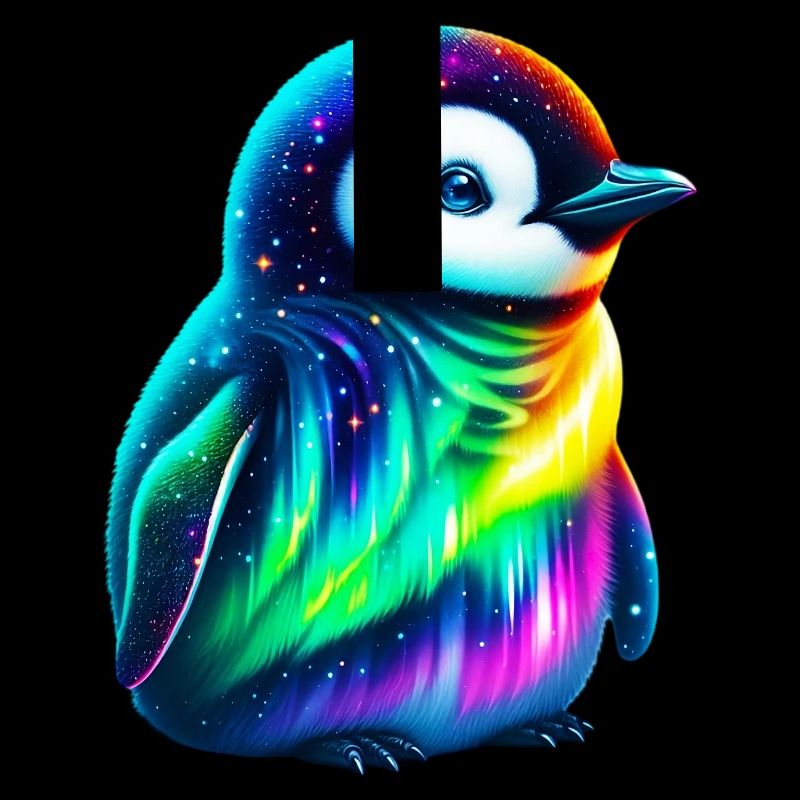 Aurora Borealis Pinguin