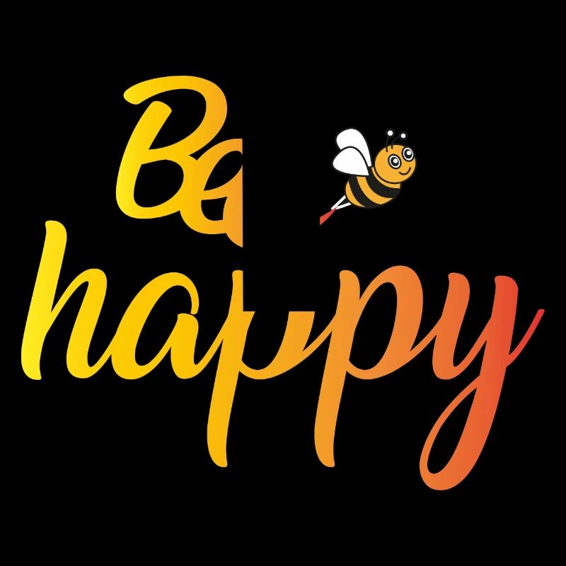 Bee Happy Gradient Font